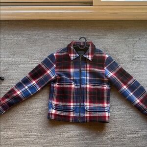 Banana Republic Plaid Jacket - Red, Blue, Black